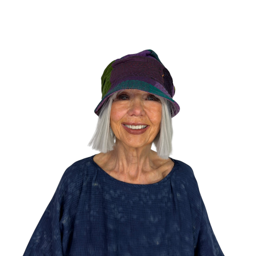 OMBRE PATCH HALF BRIM HAT