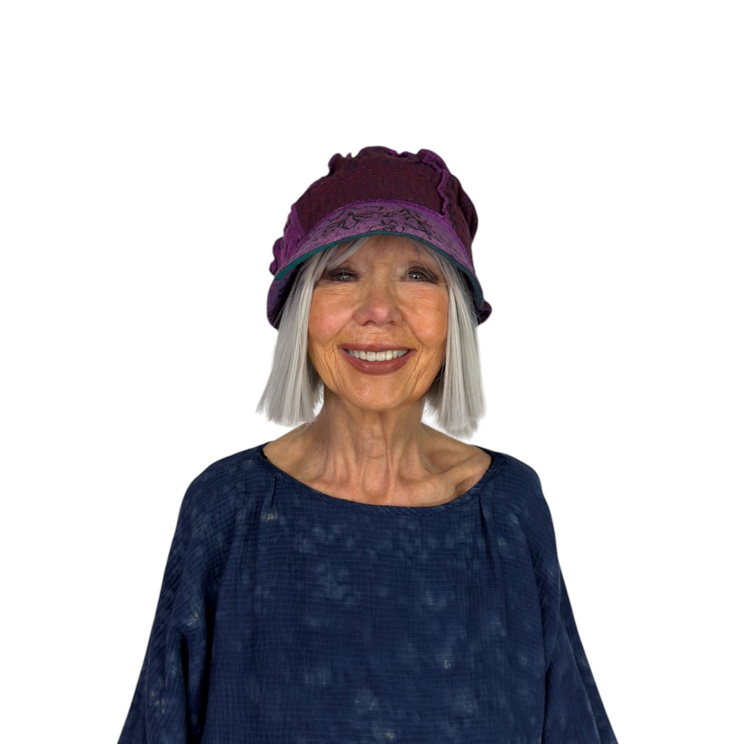 OMBRE PATCH HALF BRIM HAT