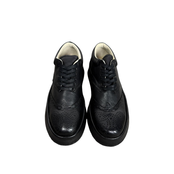 PLATFORM WING TIP OXFORD SHOES