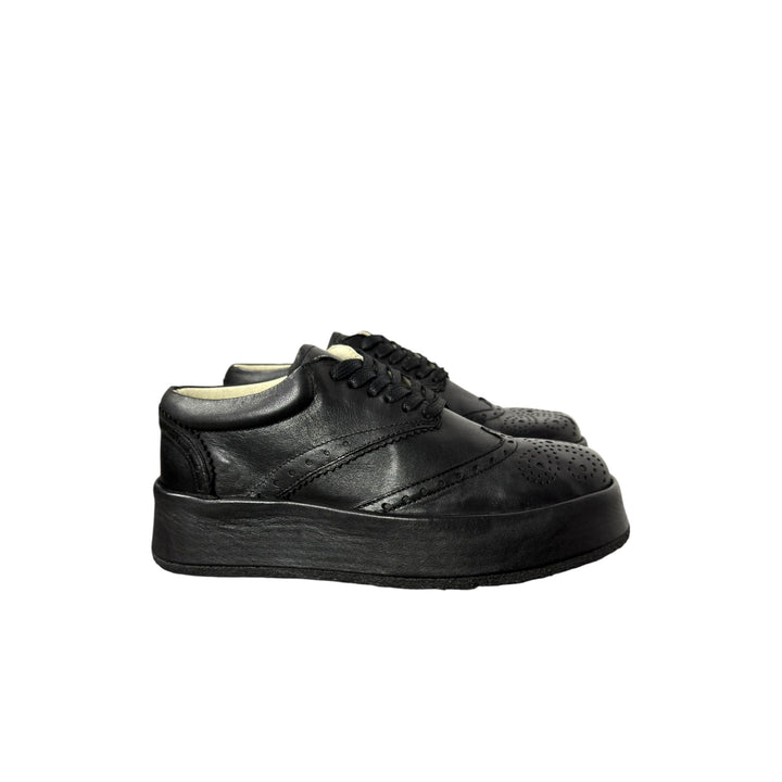 PLATFORM WING TIP OXFORD SHOES