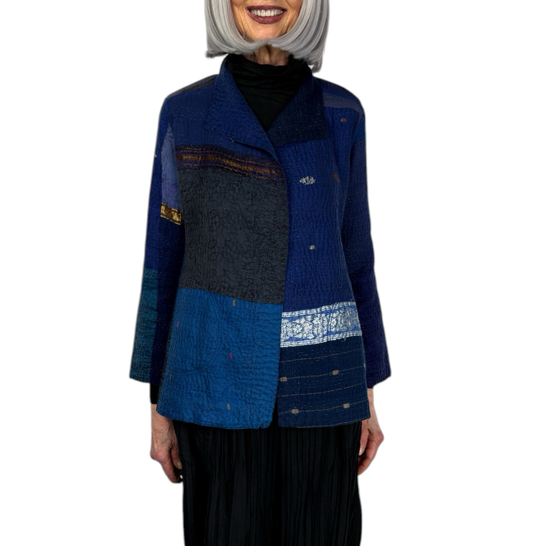 SW PATCH KANTHA SHORT JACKET