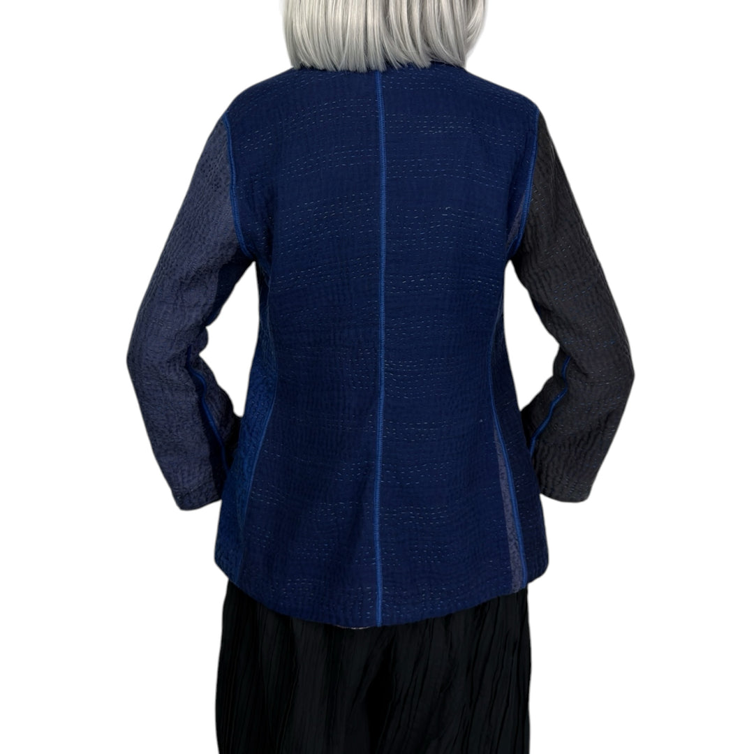 SW PATCH KANTHA SHORT JACKET