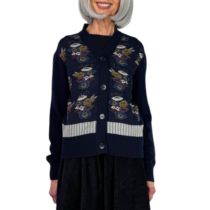 COCORICO V-NECK CARDIGAN