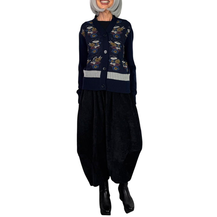 COCORICO V-NECK CARDIGAN