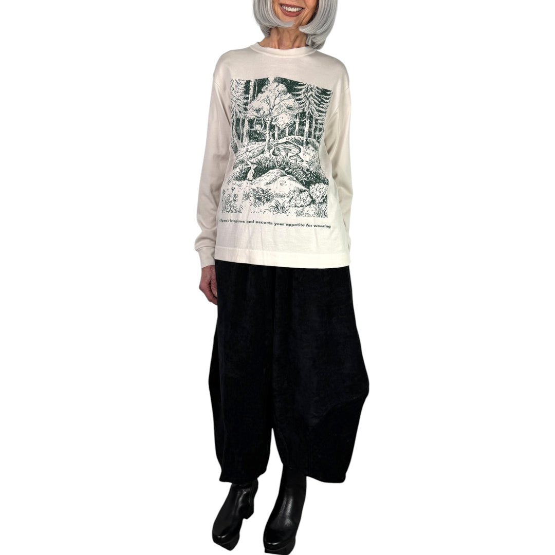 FOREST PRINT L/S TOP