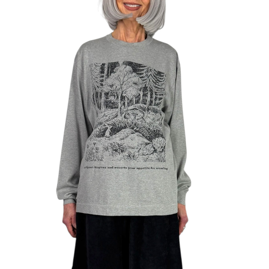 FOREST PRINT L/S TOP