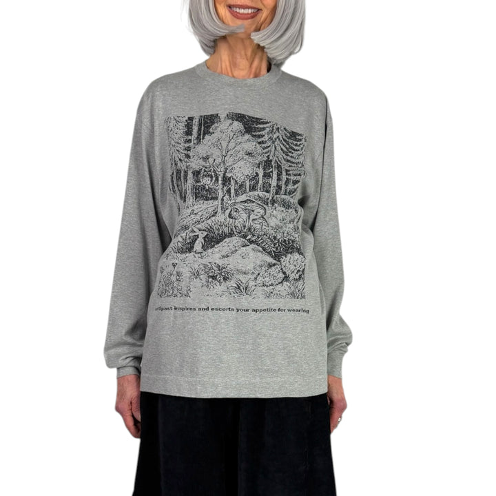 FOREST PRINT L/S TOP