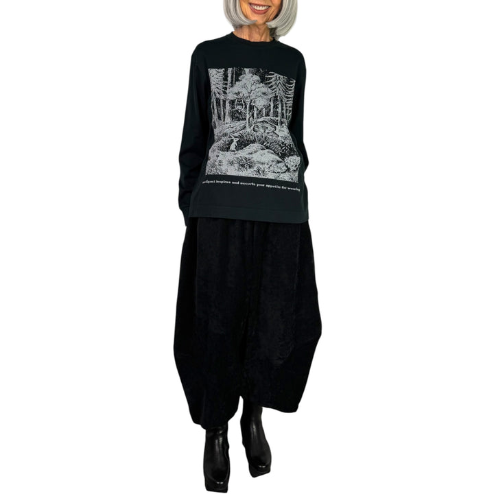 FOREST PRINT L/S TOP