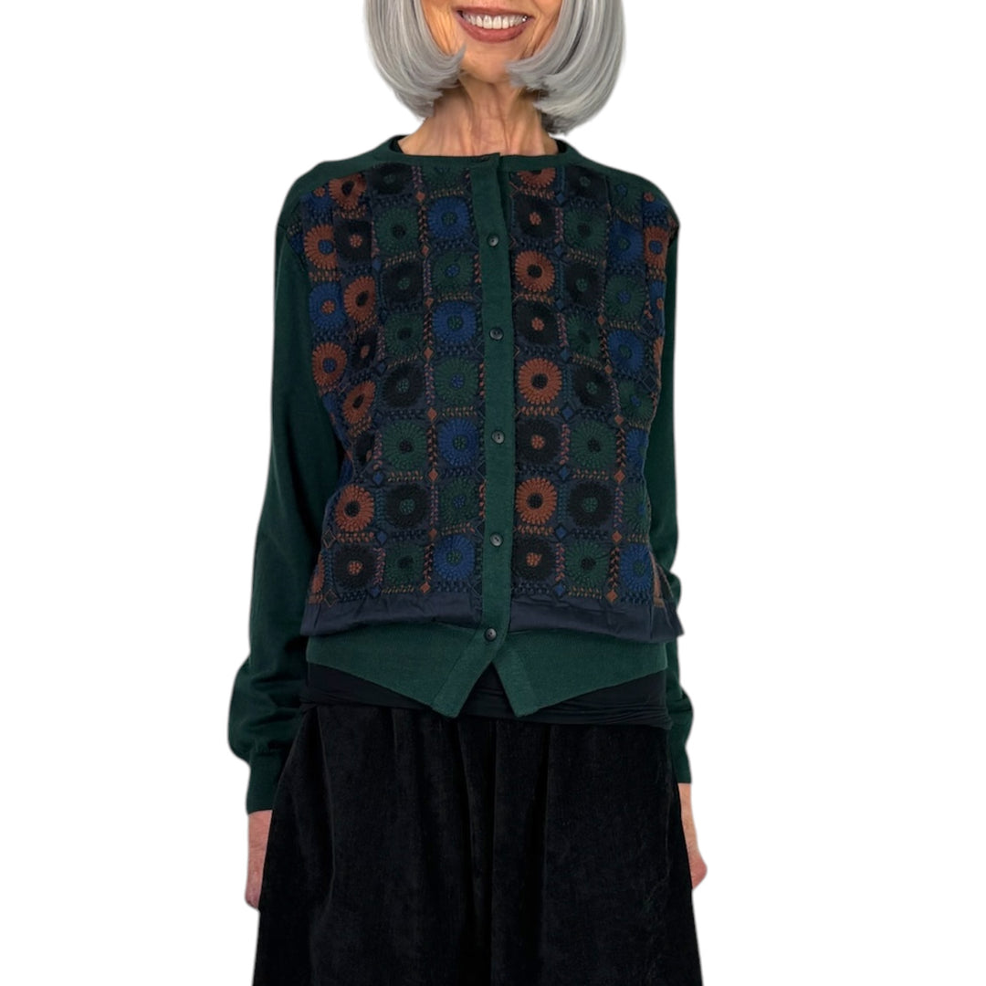 EMBROIDERED CARDIGAN