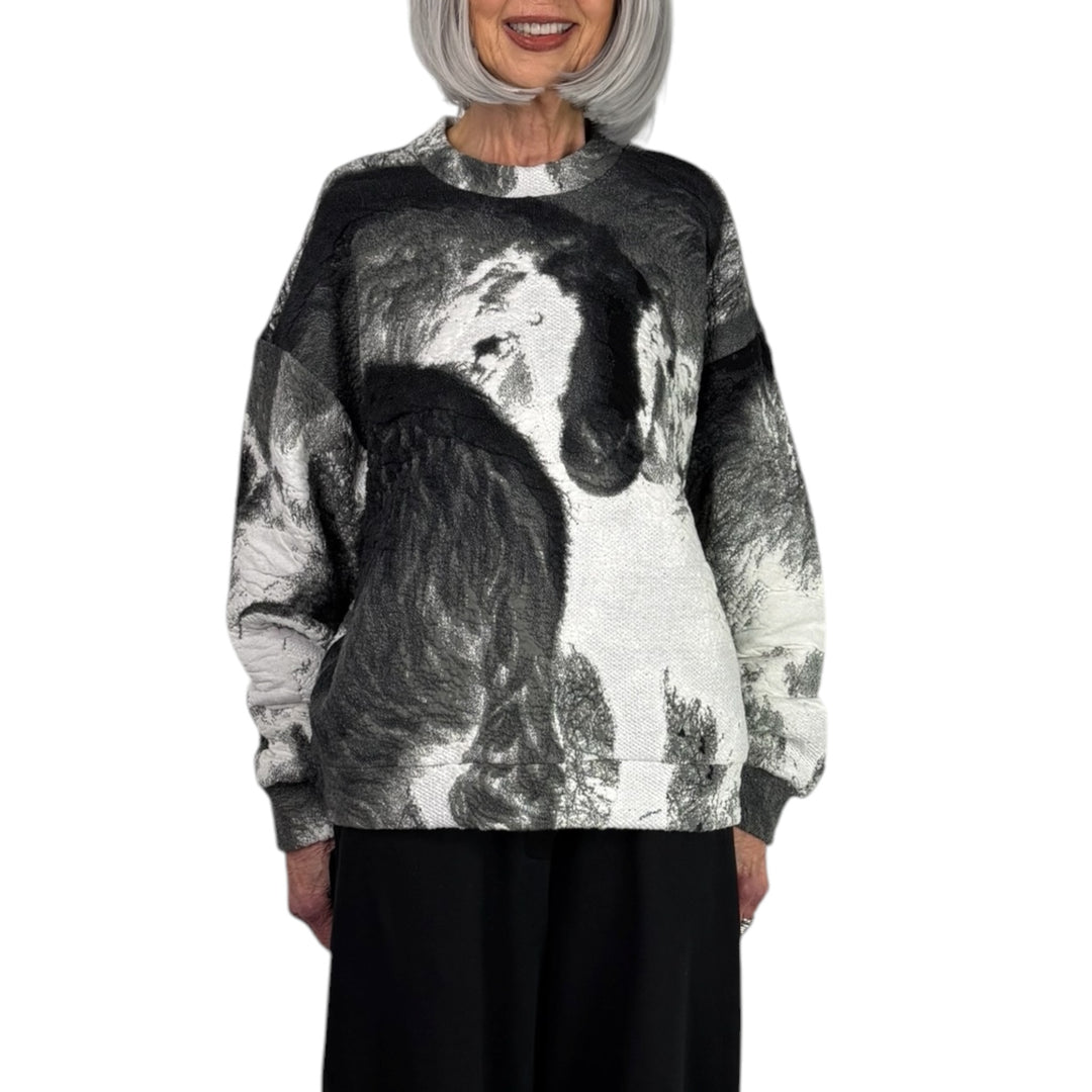 UNISEX KNITTED SHEEPS SWEATSHIRT