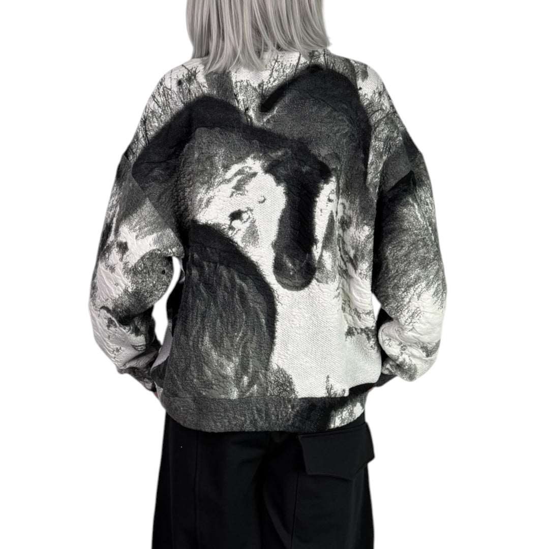 UNISEX KNITTED SHEEPS SWEATSHIRT