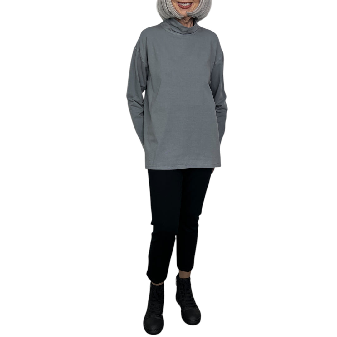 MOCK TURTLENECK TOP