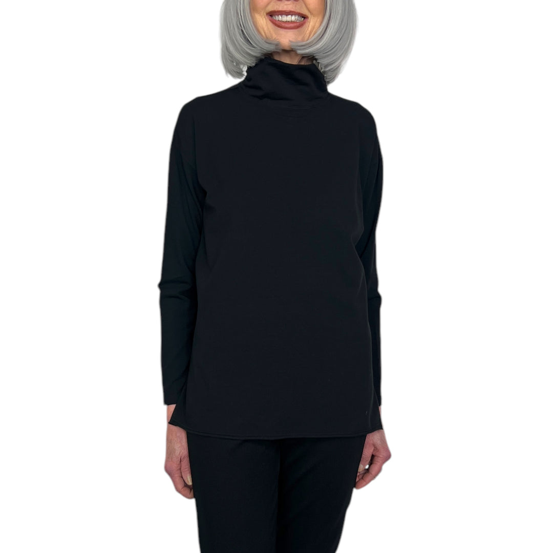 MOCK TURTLENECK TOP