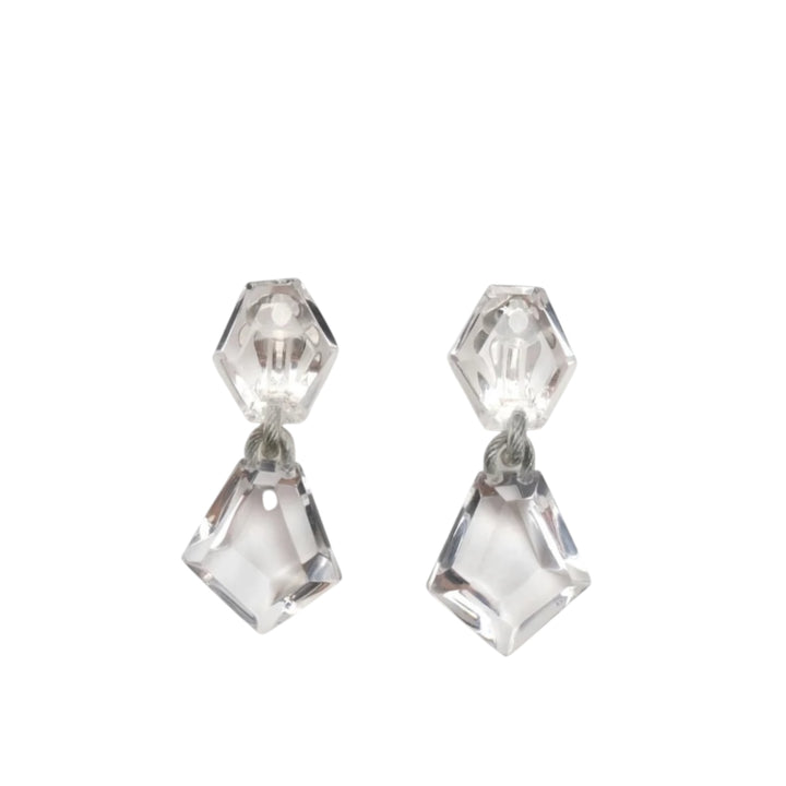 FABA ACRYLIC GEMS DROP EARRINGS