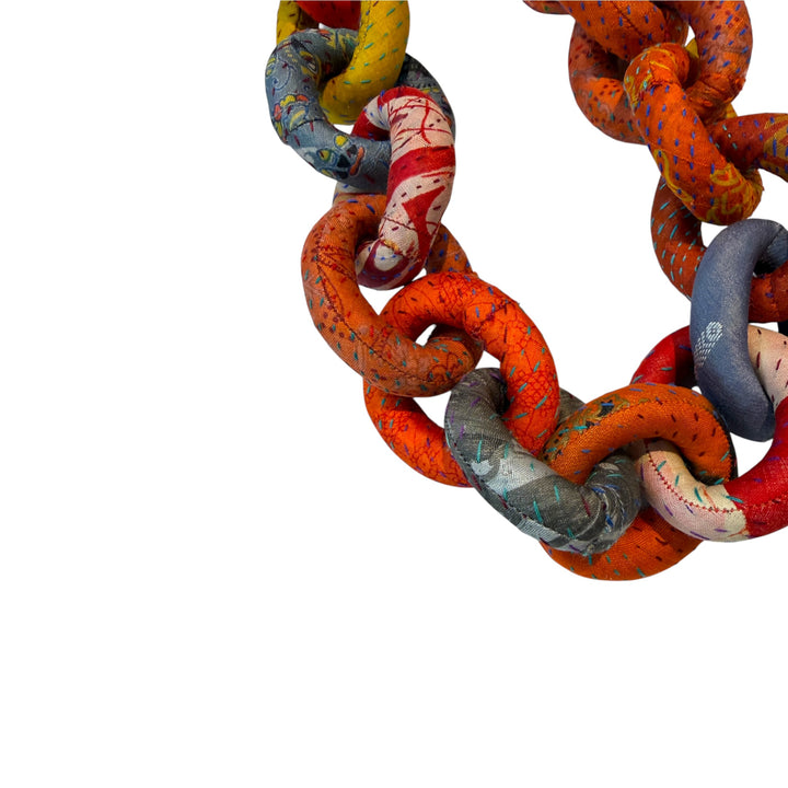 VINTAGE SILK CHAIN NECKLACE