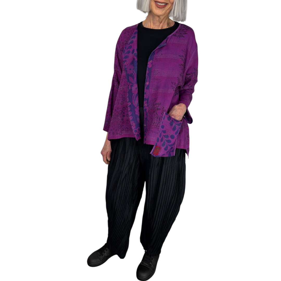 VINTAGE COTTON A-LINE SHORT JACKET