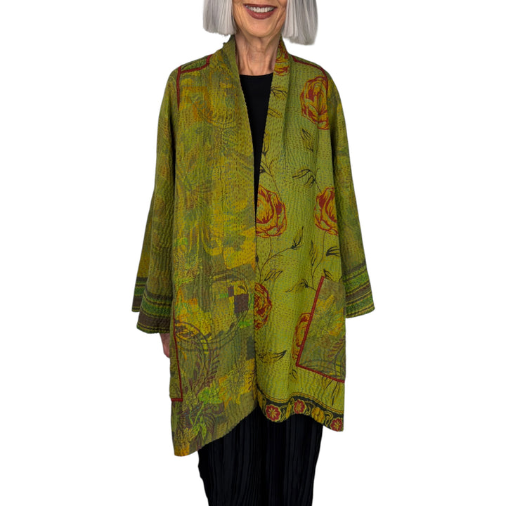 OVERDYE PRINT A-LINE JACKET