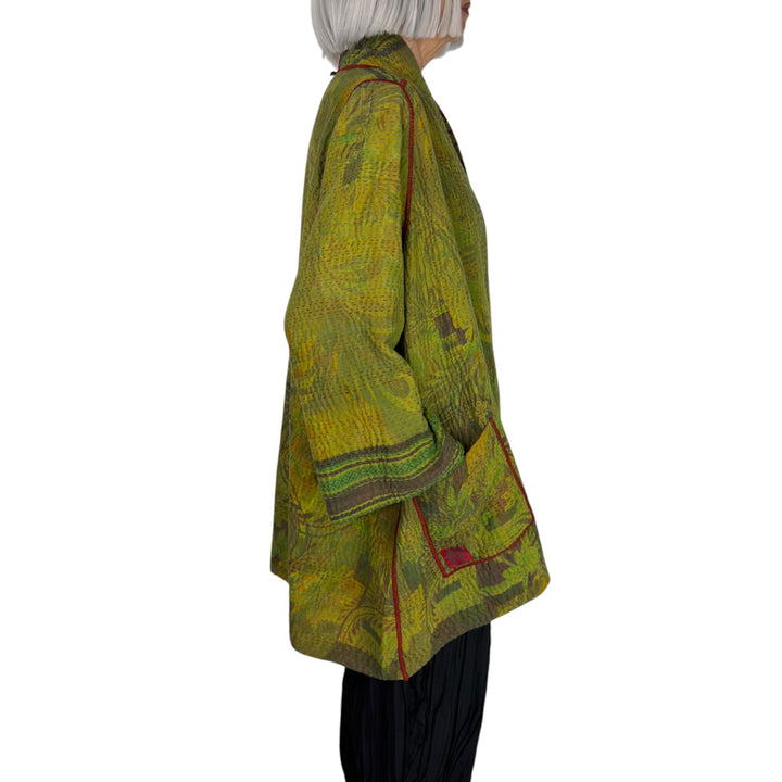 OVERDYE PRINT A-LINE JACKET