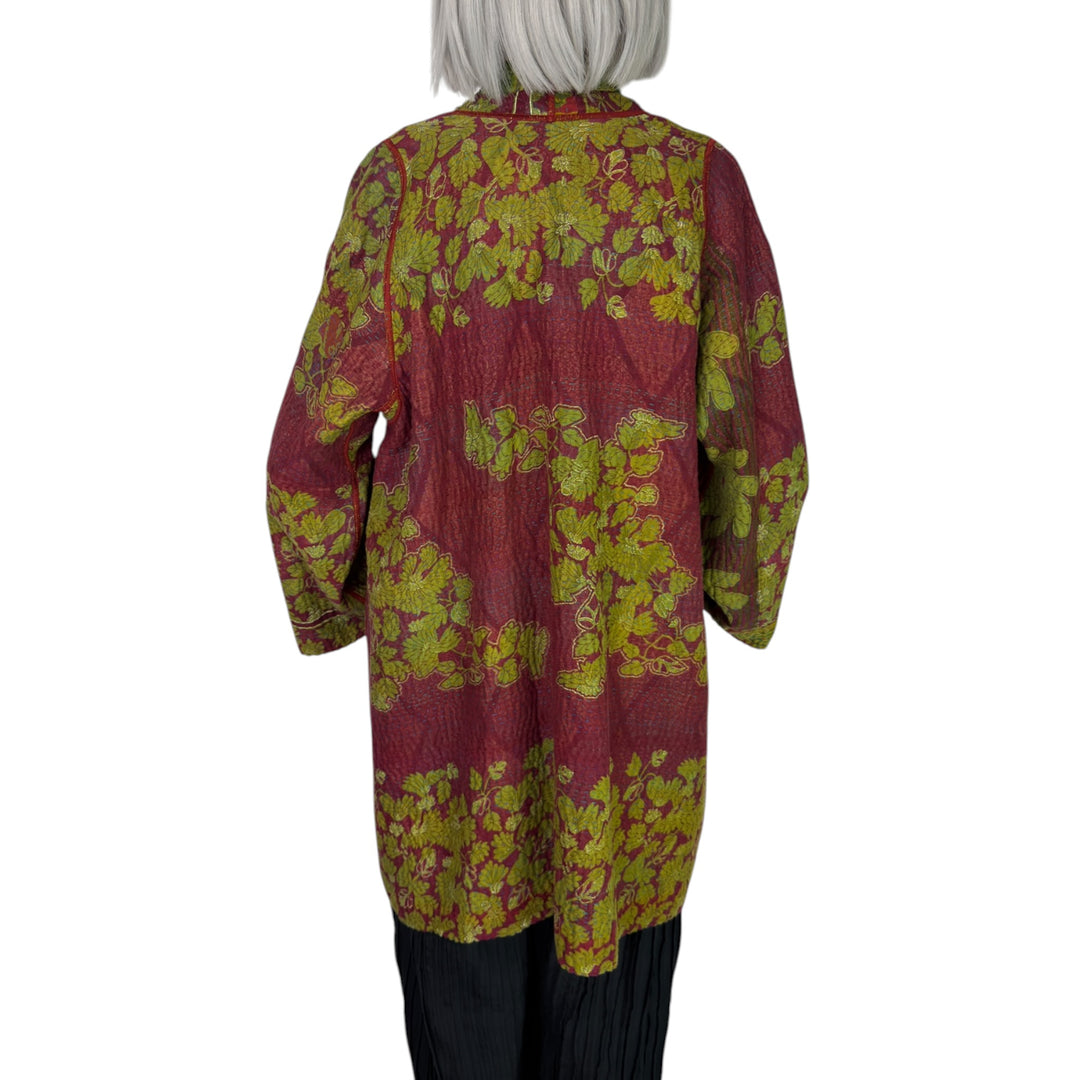 OVERDYE PRINT A-LINE JACKET