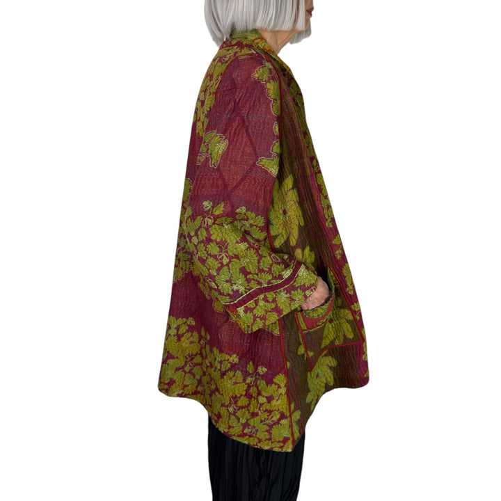OVERDYE PRINT A-LINE JACKET