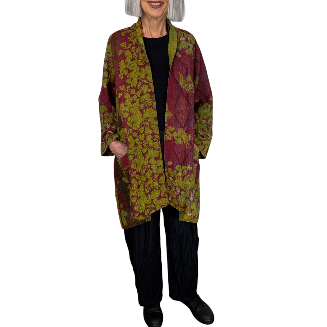 OVERDYE PRINT A-LINE JACKET
