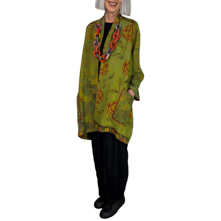 OVERDYE PRINT A-LINE JACKET