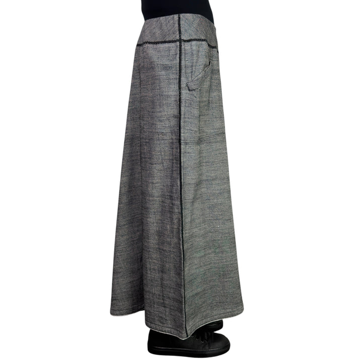 WIDE LEG DENIM PANT