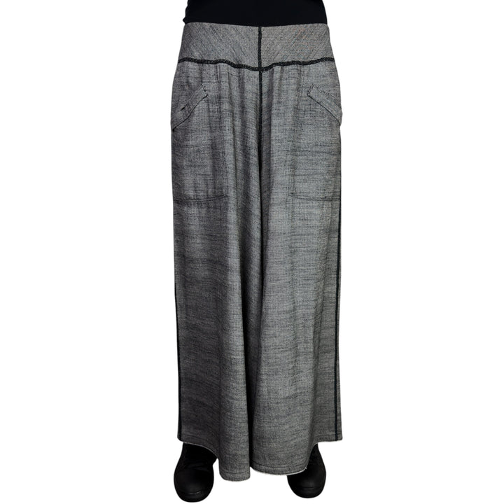 WIDE LEG DENIM PANT