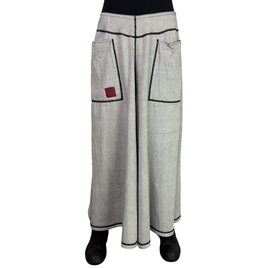 WIDE LEG DENIM PANT