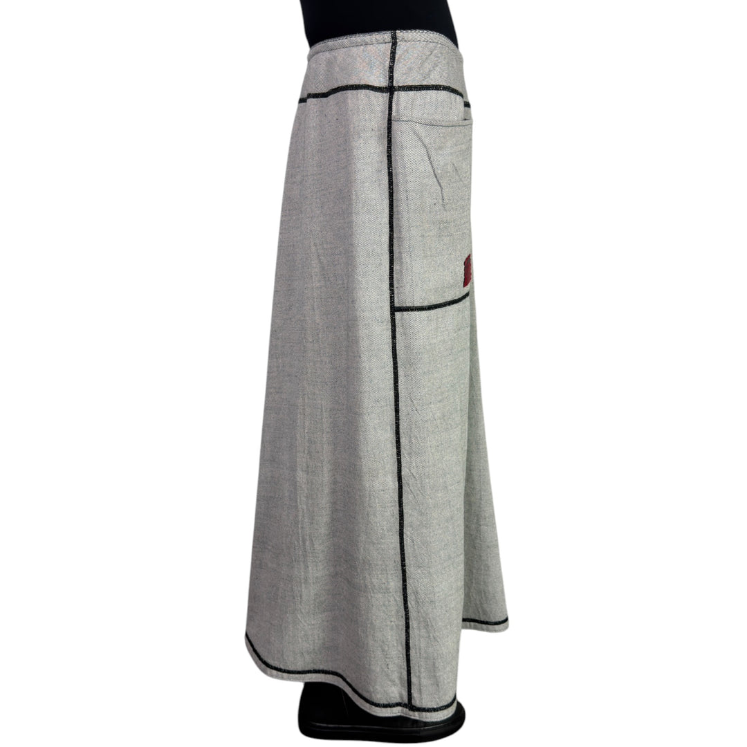 WIDE LEG DENIM PANT