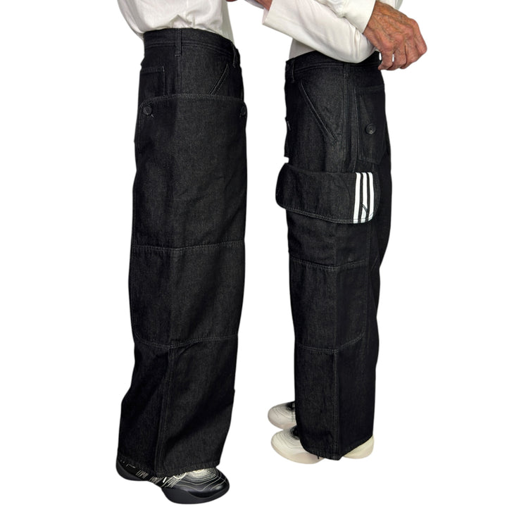 DENIM STRAIGHT LEG PANTS