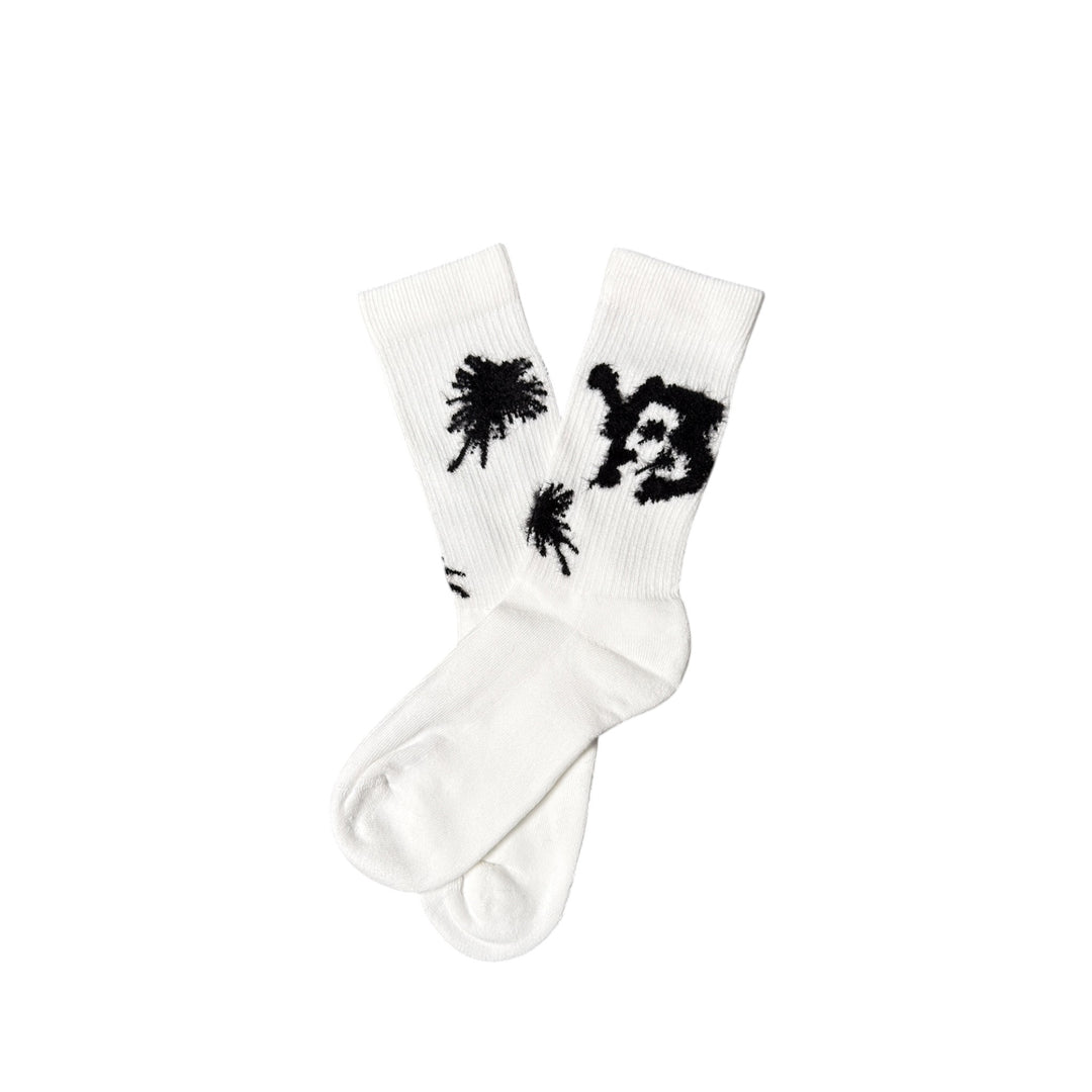 Y-3 CHITO GRAPHIC CREW SOCKS