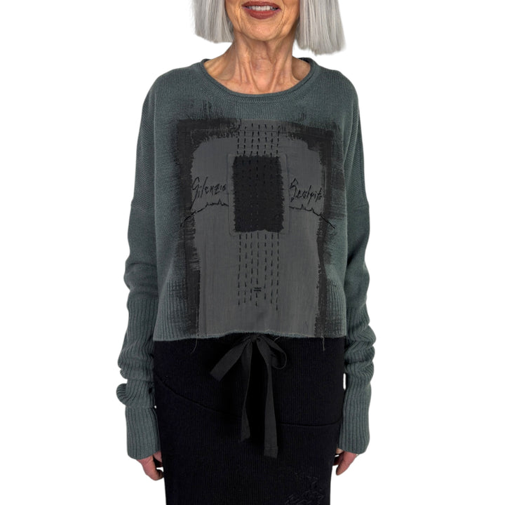 BINA GIRO CROP SWEATER