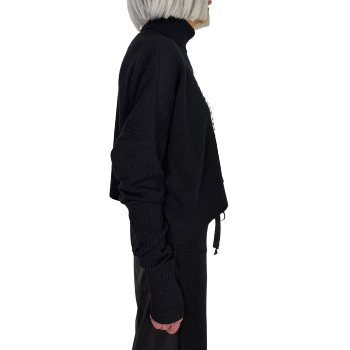 BINA DOLCE CROP TURTLENECK SWEATER