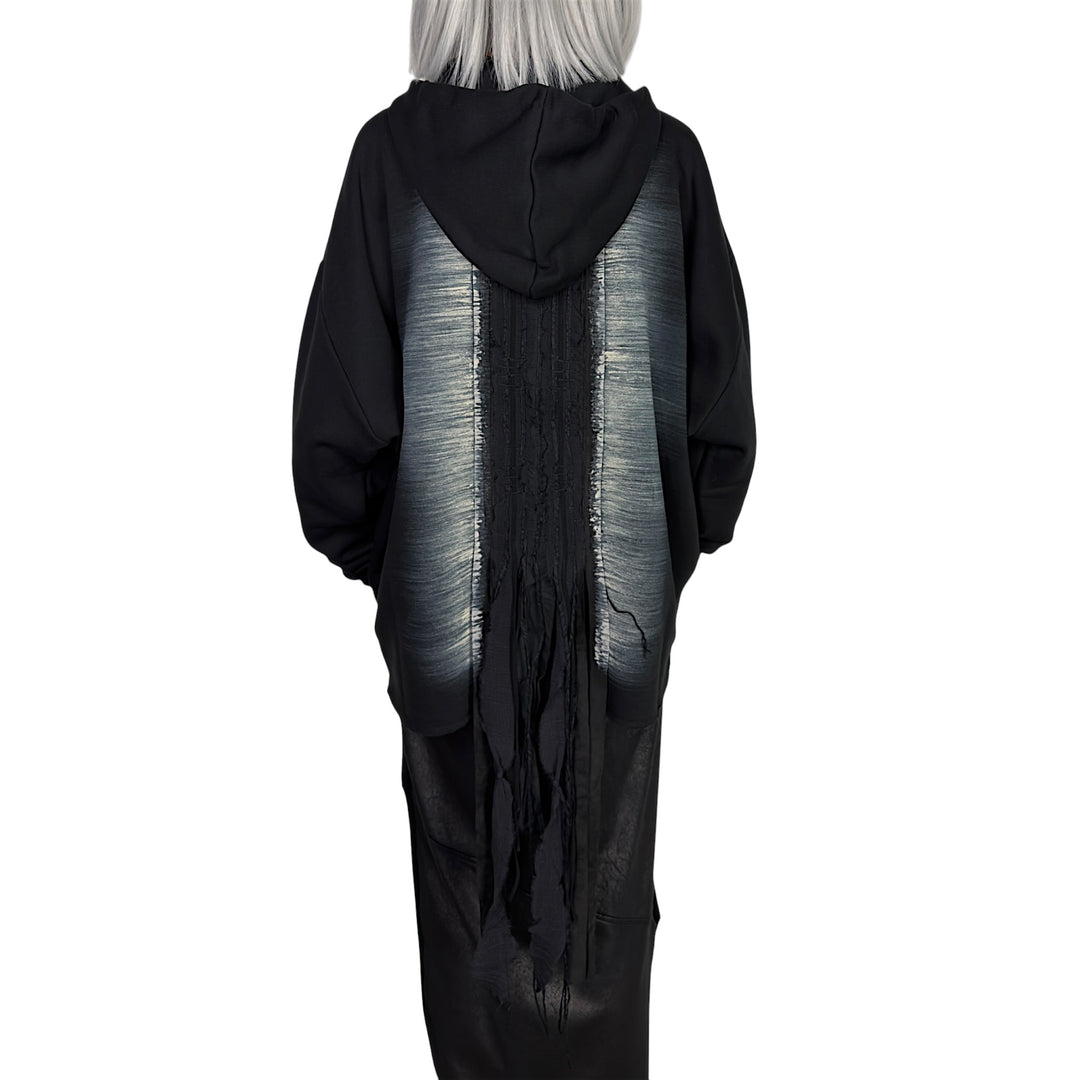HERO FELPA HOODIE W/PAINTED BACK