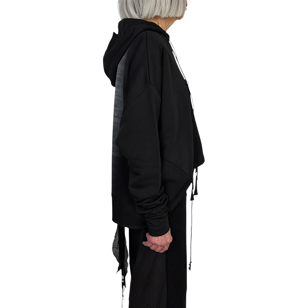 HERO FELPA HOODIE W/PAINTED BACK