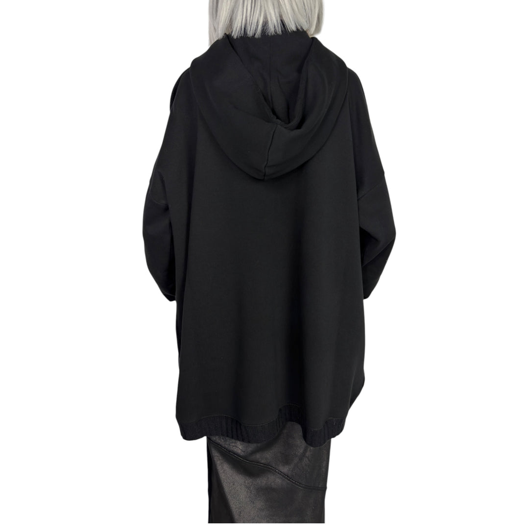 DORIAN FELPA KNIT FRONT HOODIE