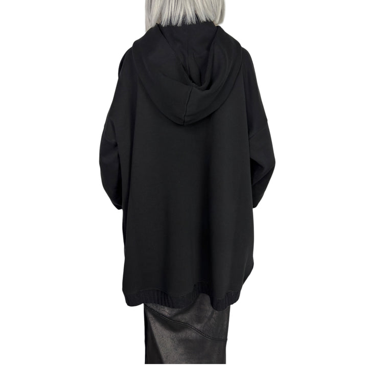 DORIAN FELPA KNIT FRONT HOODIE
