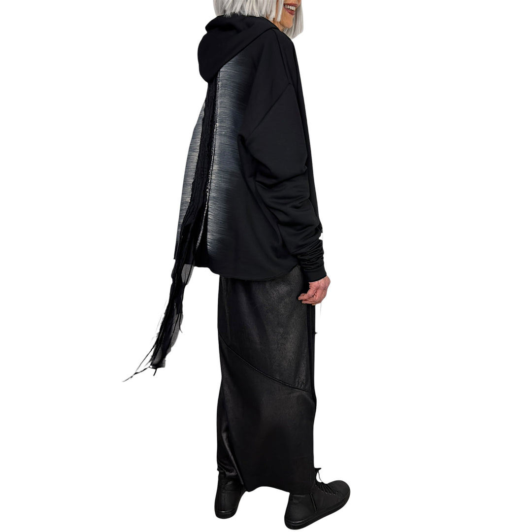 HERO FELPA HOODIE W/PAINTED BACK