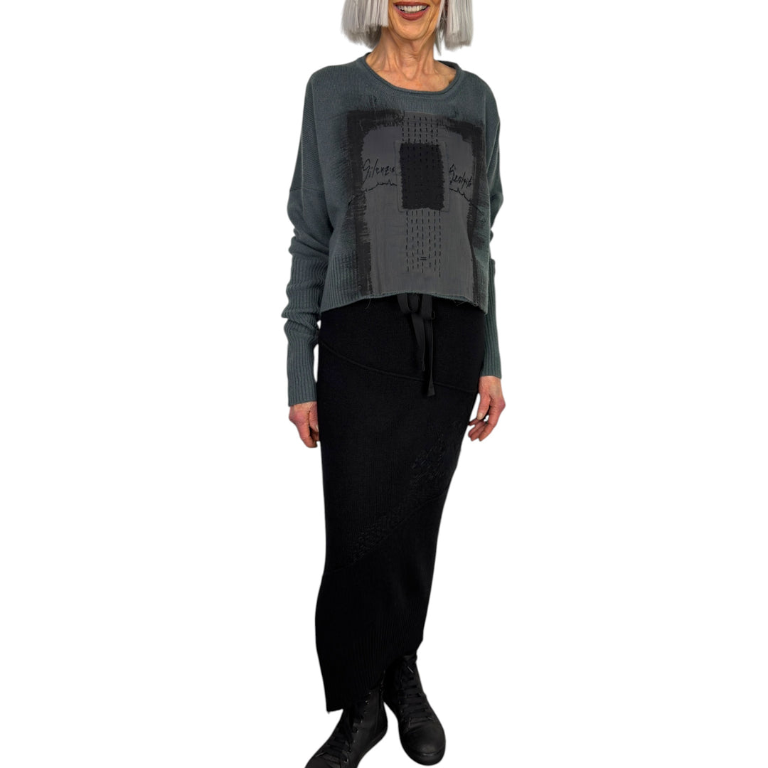 BINA GIRO CROP SWEATER
