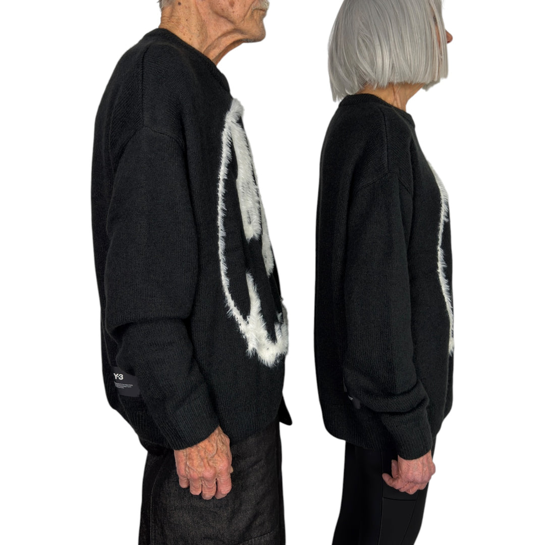 Y-3 CHITO GRAPHIC KNITTED SWEATER