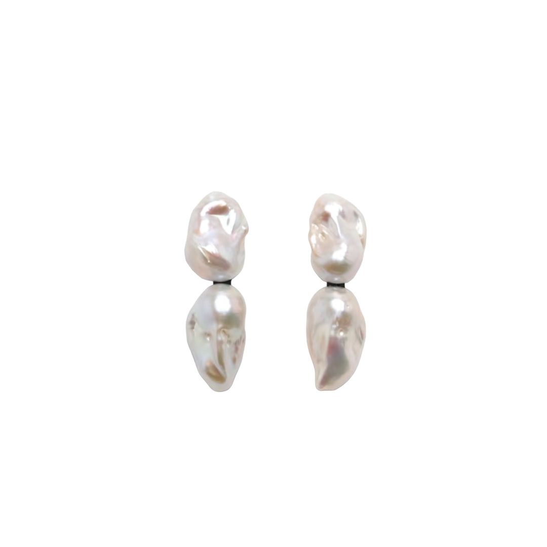 BAROQUE PEARL DROP CLIP EARRINGS