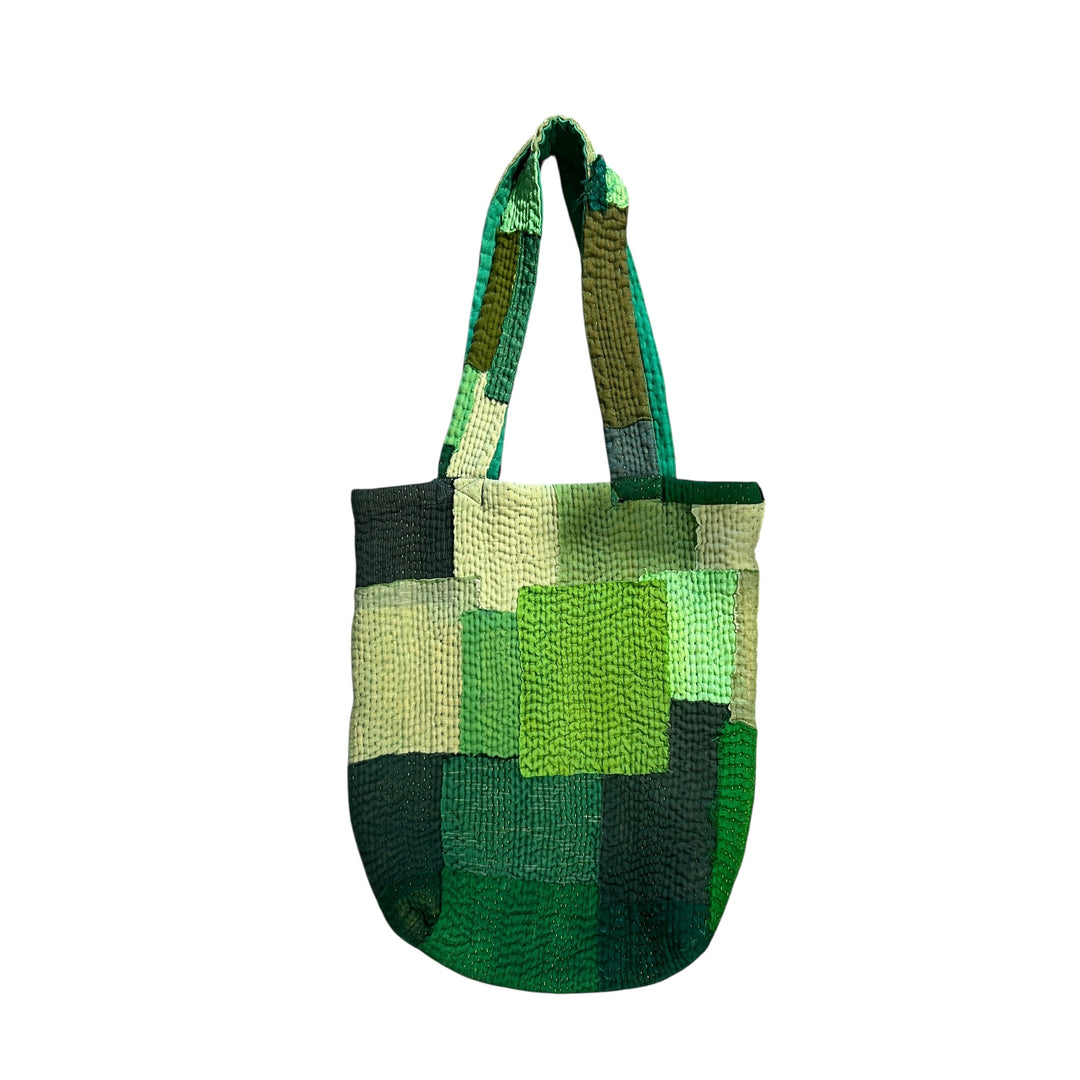 LANDSCAPE VINTAGE KANTHA TOTE BAG