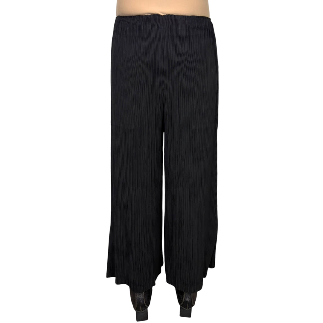 HATCHING BOTTOMS WIDE LEG PANT