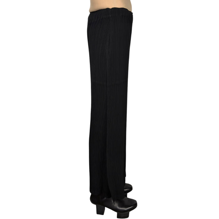 HATCHING BOTTOMS WIDE LEG PANT
