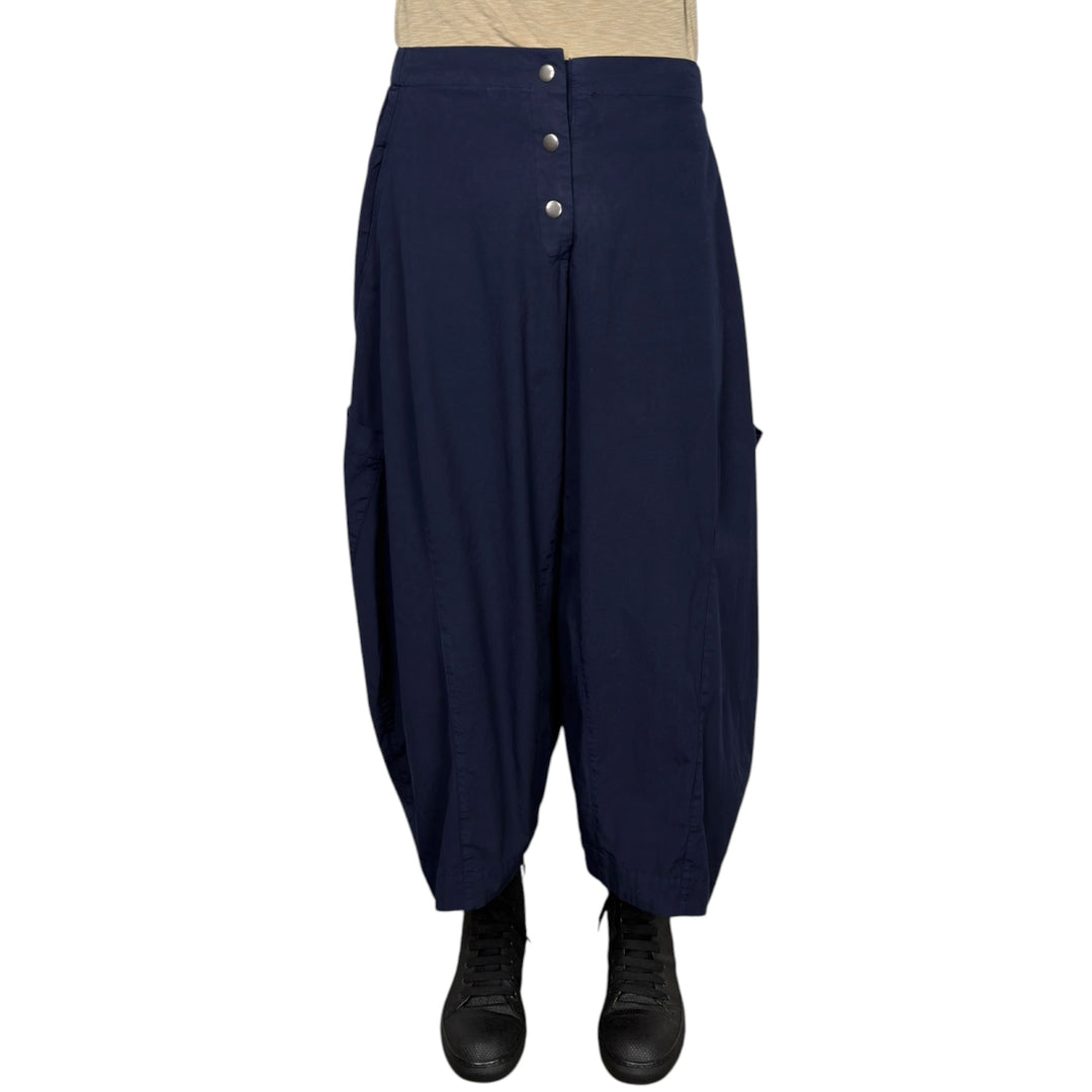 SNAP FRONT CROP PANT 
