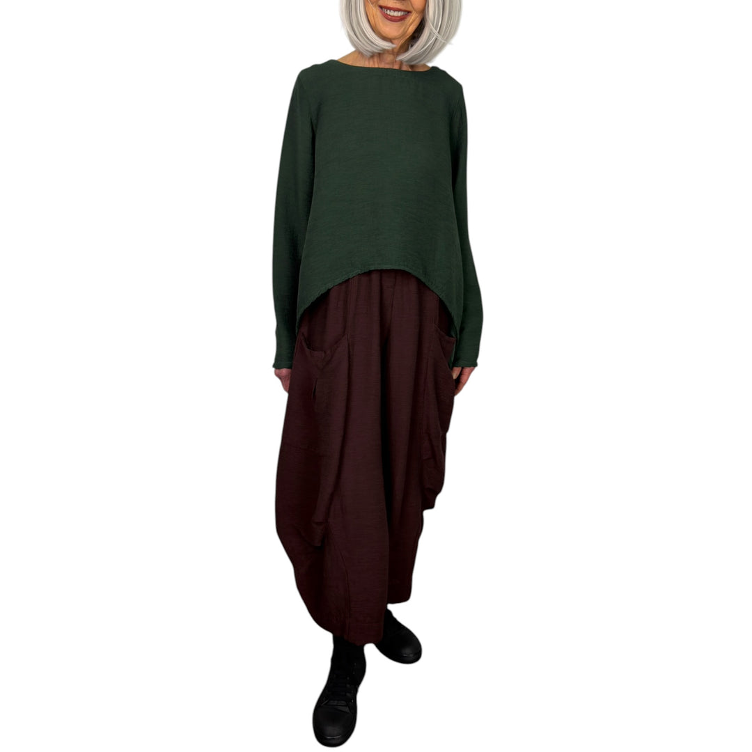 RAYON TUCK TOPPER
