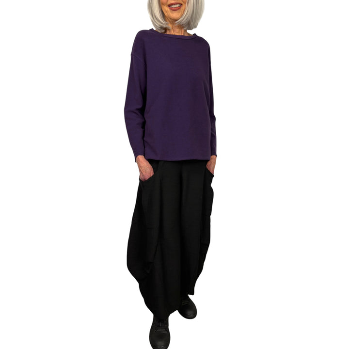 RAYON TUCK DOUBLE POCKET PANT