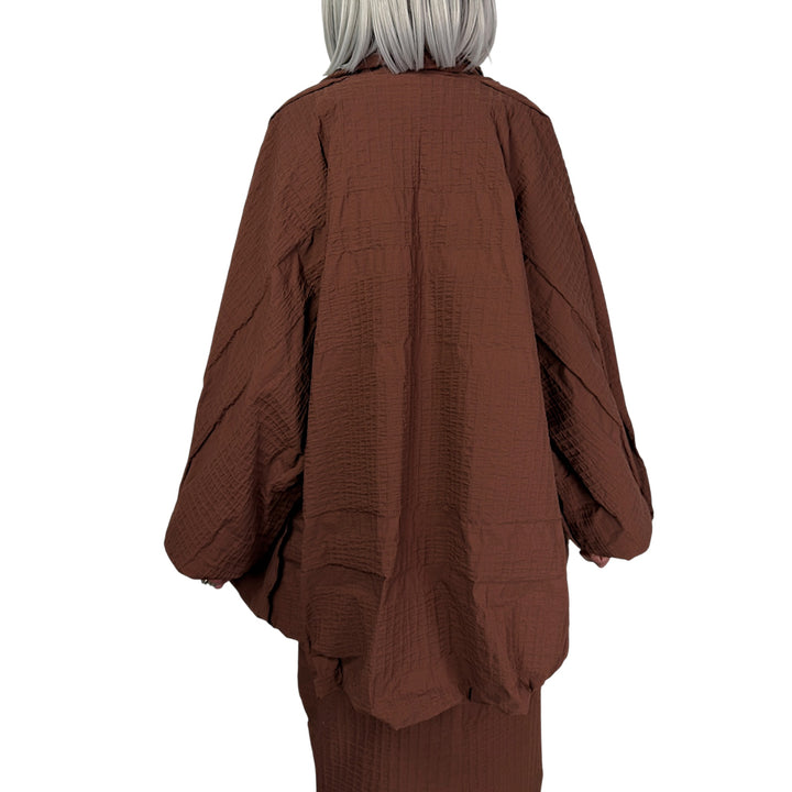 3D OPTIC SHAWL COLLAR JACKET