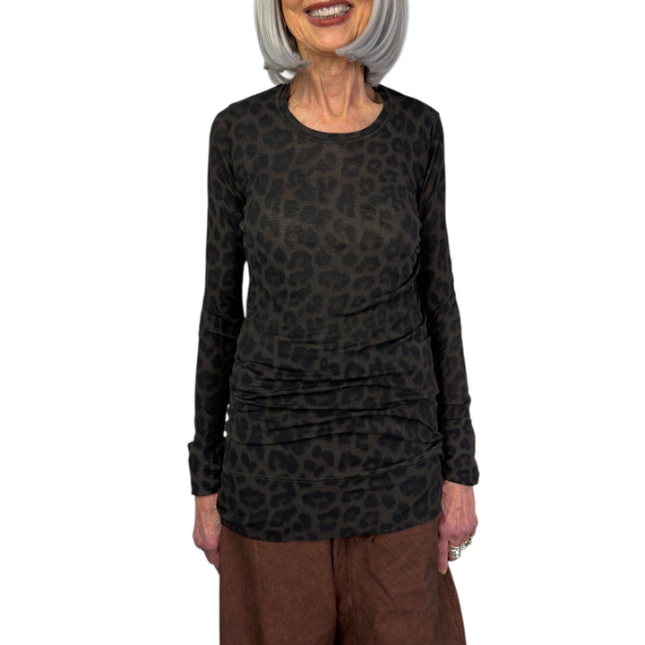 LEOPARD PRINT T-SHIRT 